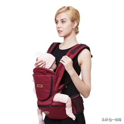 二狗婴儿背带使用方法,宝宝多大可以使用腰凳背带