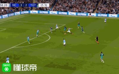 曼城3比2逆转纽卡德布劳内,英超天王山对决曼城2-2利物浦