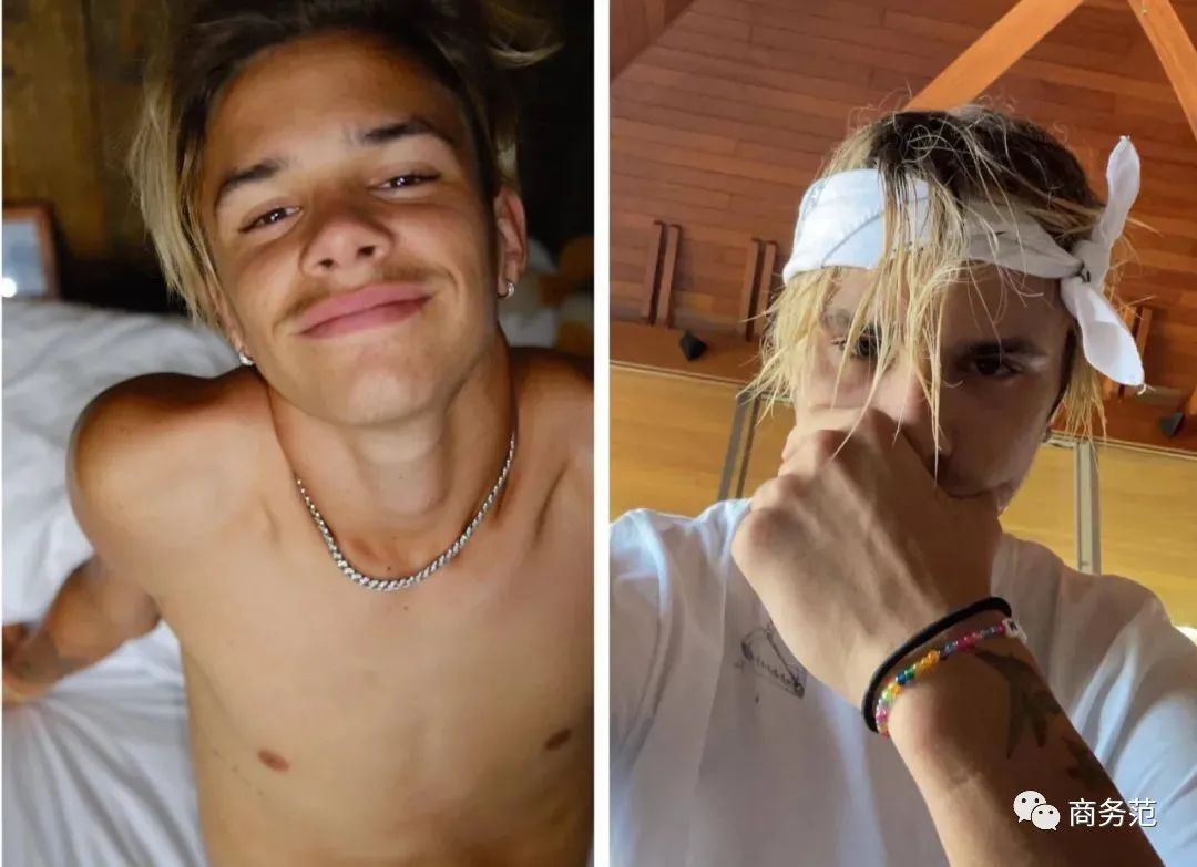 贝克汉姆和大儿子互相嫌弃,贝克汉姆小七大变样