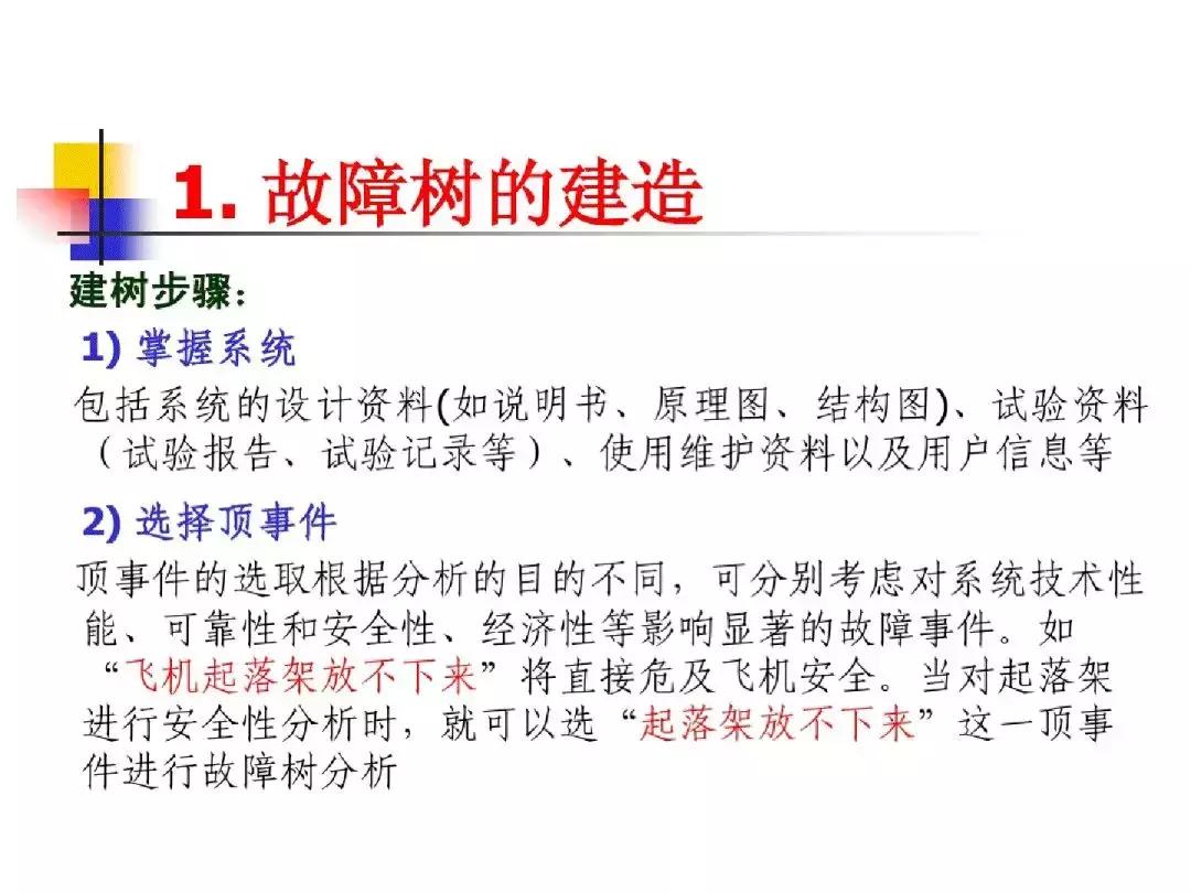 故障树分析法的优缺点,故障树分析法例子
