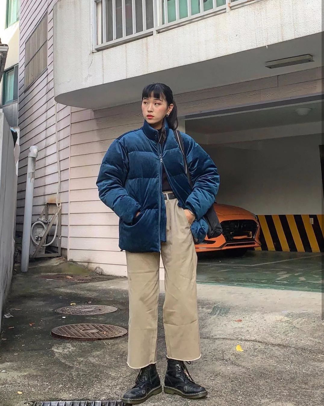 外套+小高领，时髦又保暖