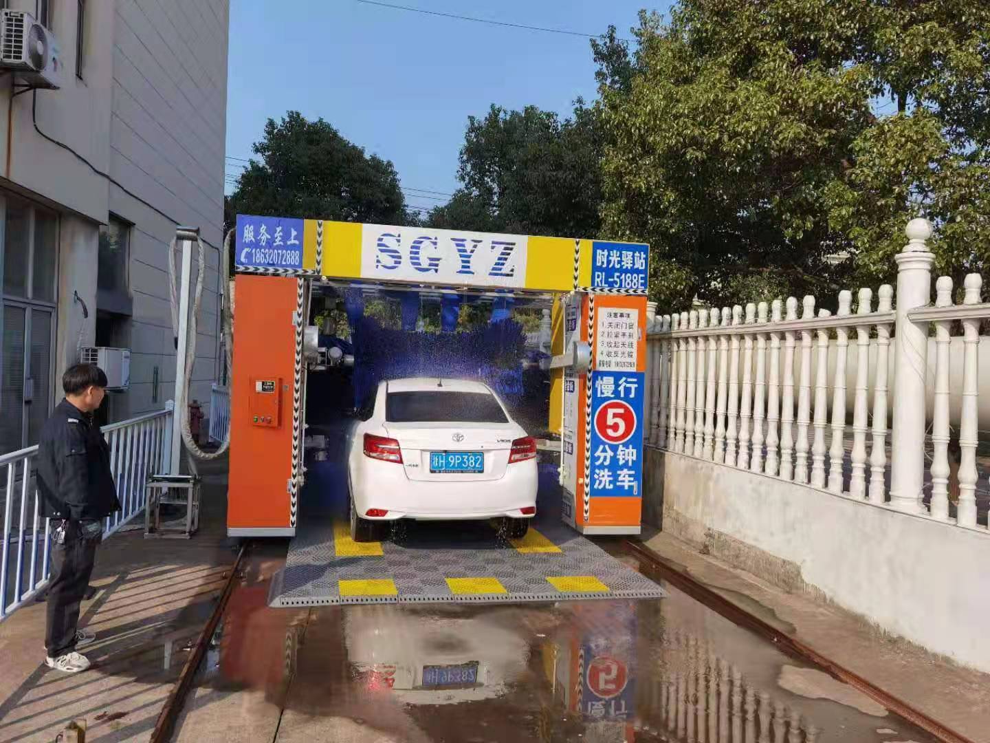 全自动电脑洗车机干净吗,全自动电脑洗车机设备