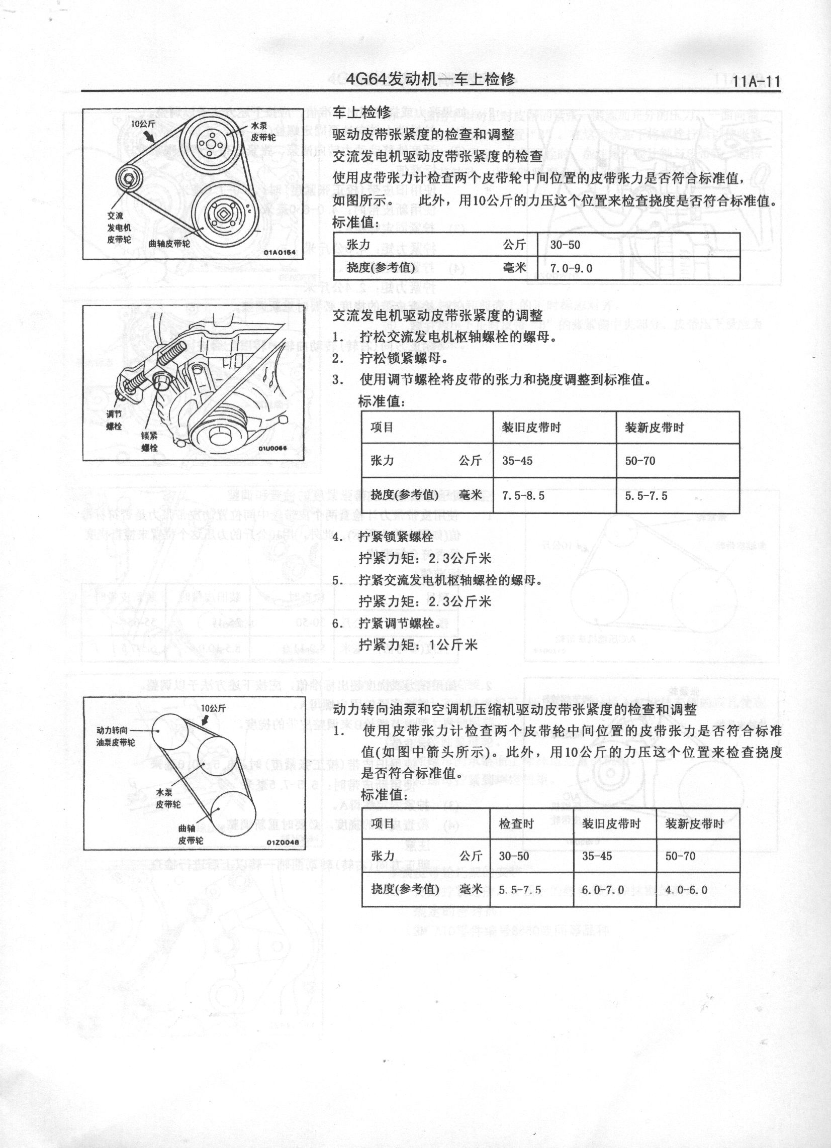4G64发动机简单介绍以及详细技术数据