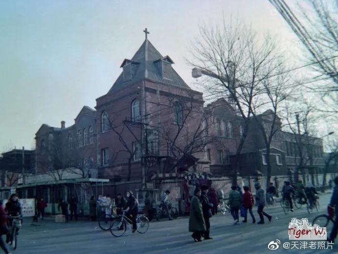 天津百年老街图,百年天津老照片