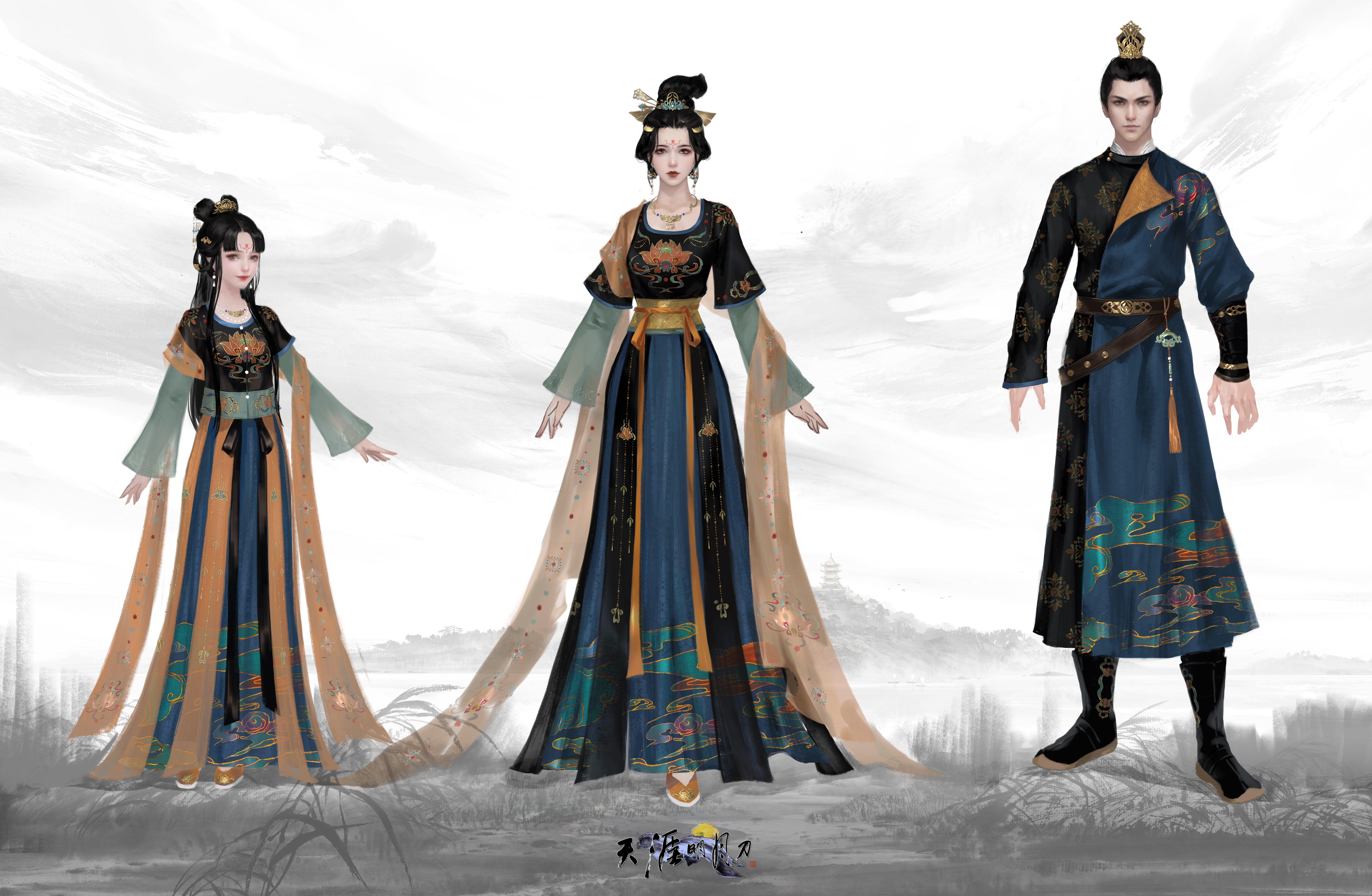 天刀手游新春时装,天刀手游国风系列穿搭指南活动