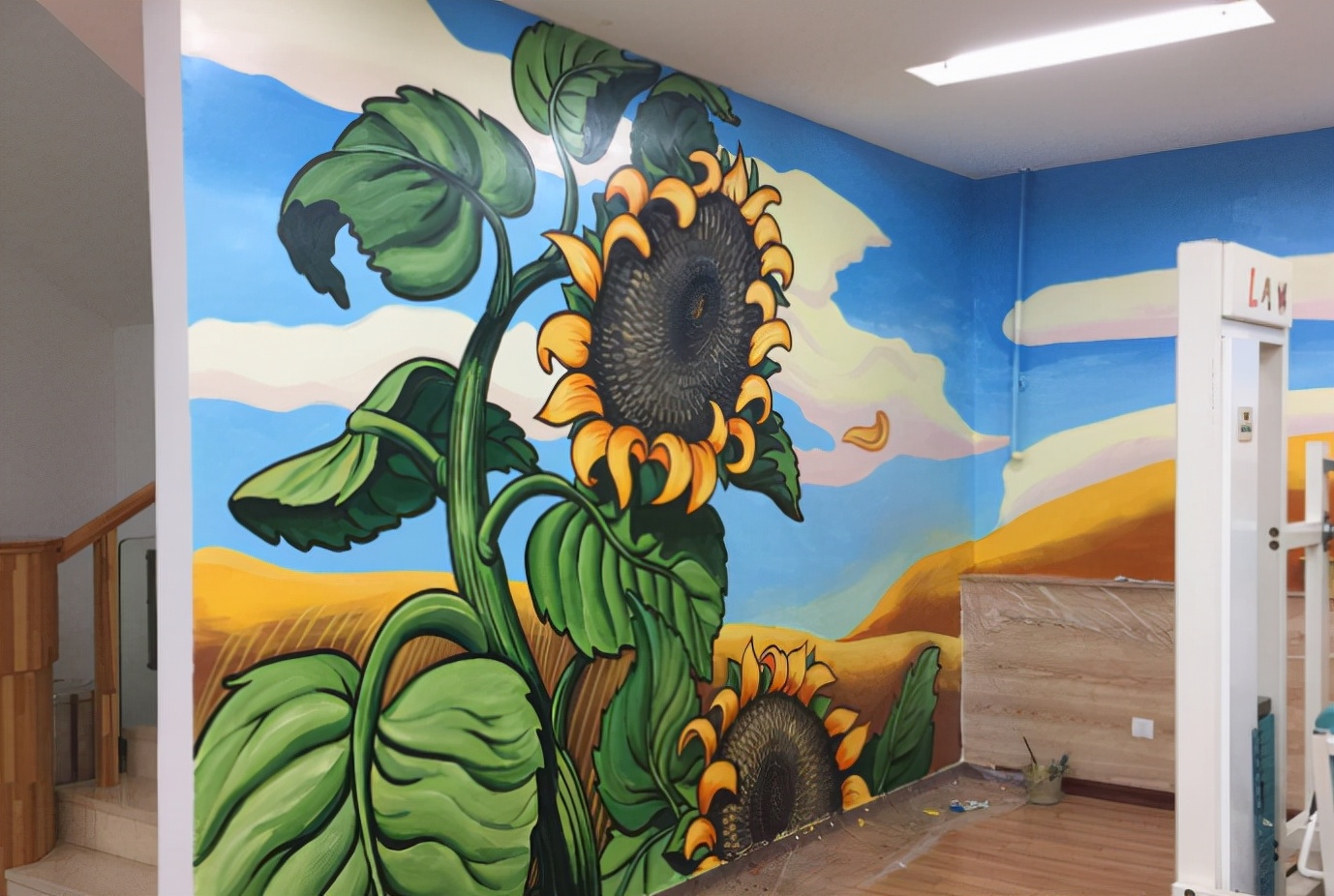 手绘墙画水墨画的方法,手绘墙画教程