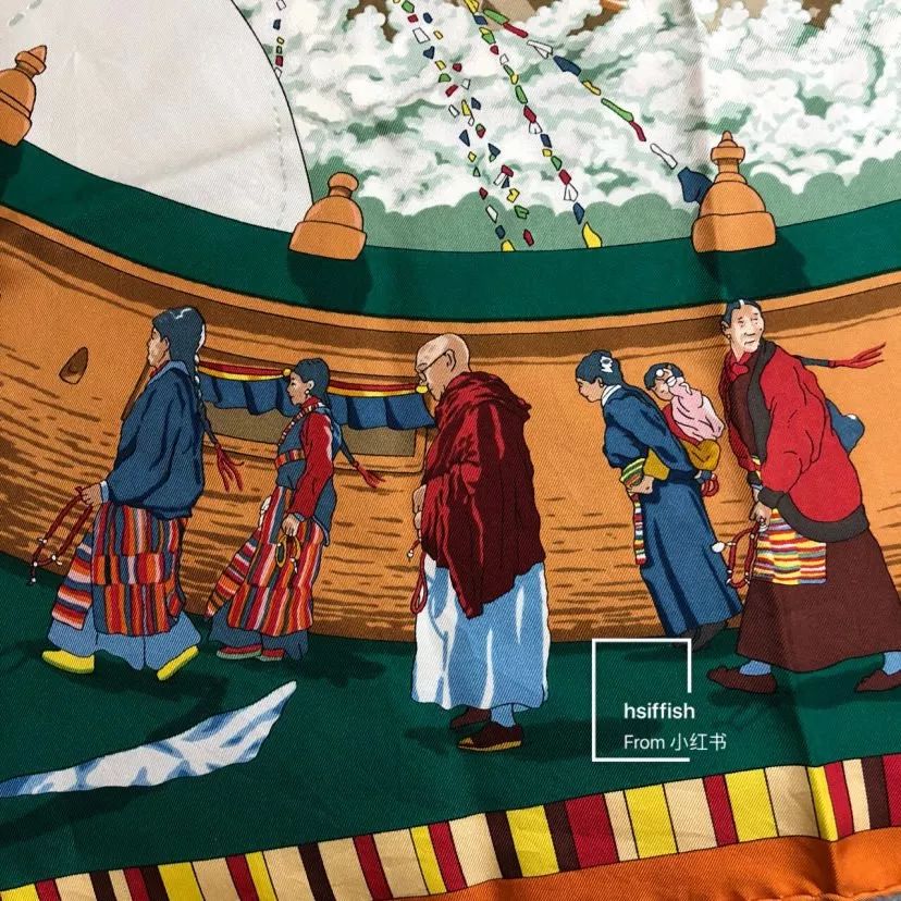 爱马仕丝巾为啥这么贵？7万多种颜色耗时两年看完就觉得值了