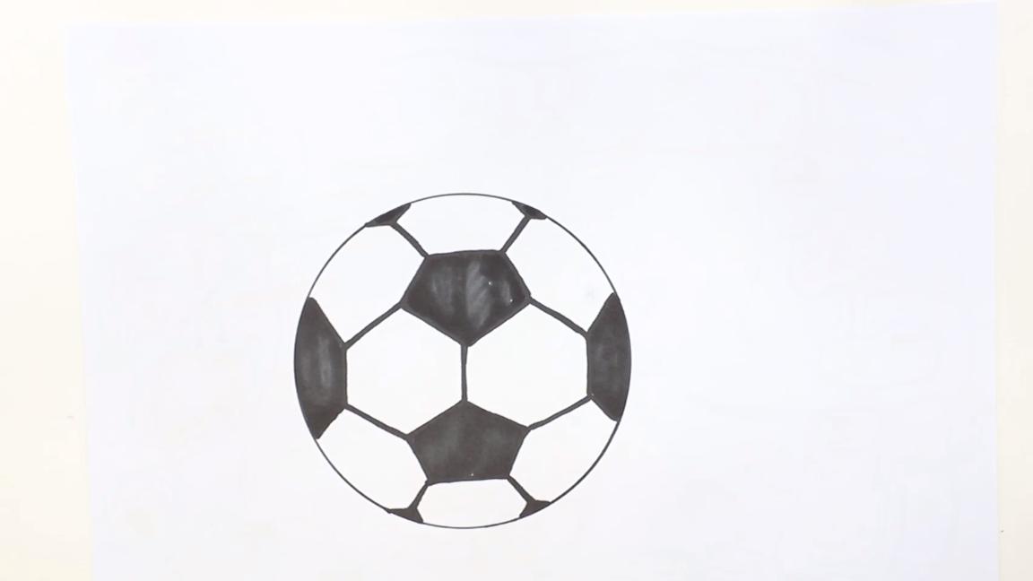 画球简笔画的教程,画球素描教程