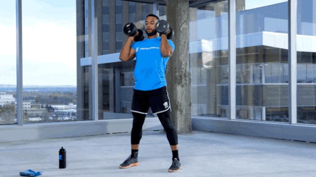 最好的哑铃全身增肌动作,三分化训练计划哑铃家庭版全套