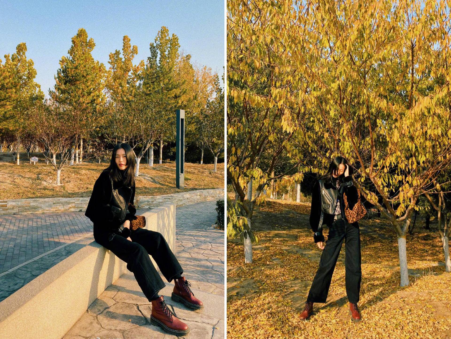 刘雯同款松糕厚底鞋,厚底松糕鞋刘雯同款