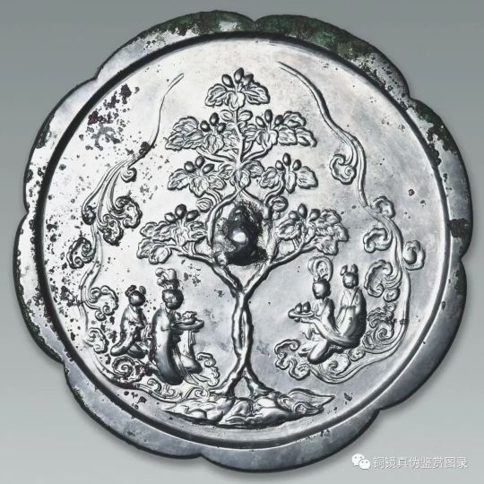 2022年秋拍铜镜拍卖价格,唐代八角花鸟铜镜拍卖价格