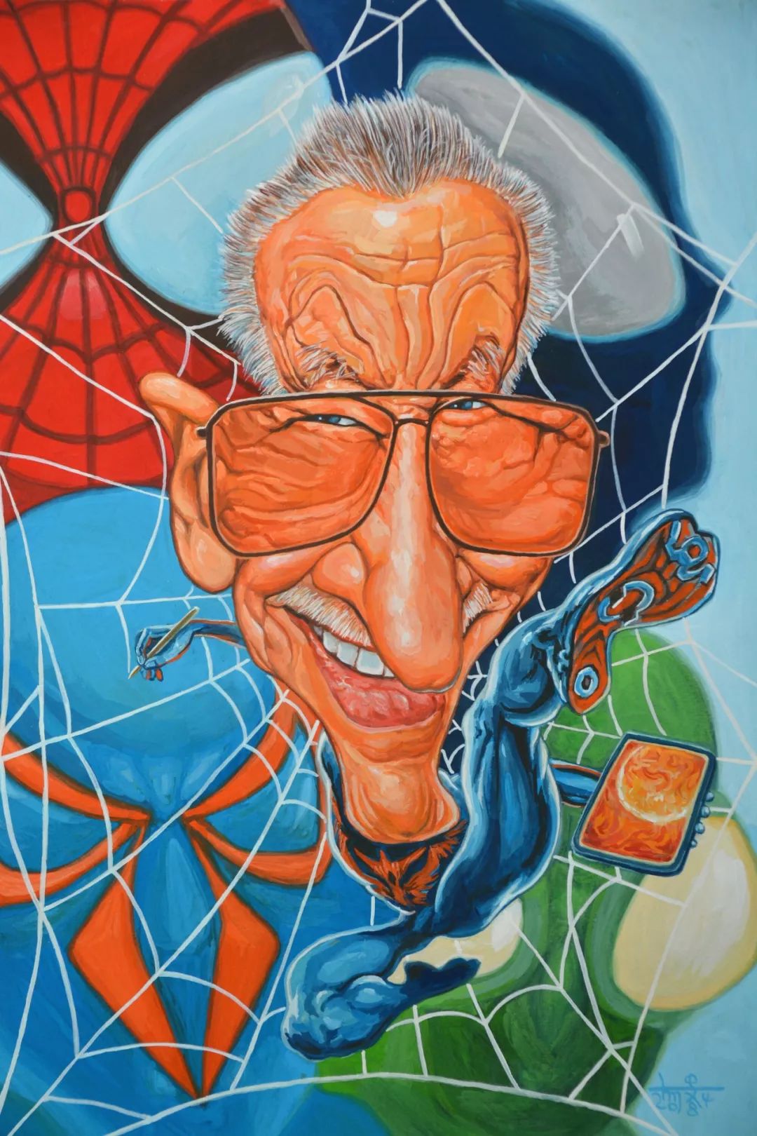 子鼠国画作品欣赏,金鼠迎春绘画图片