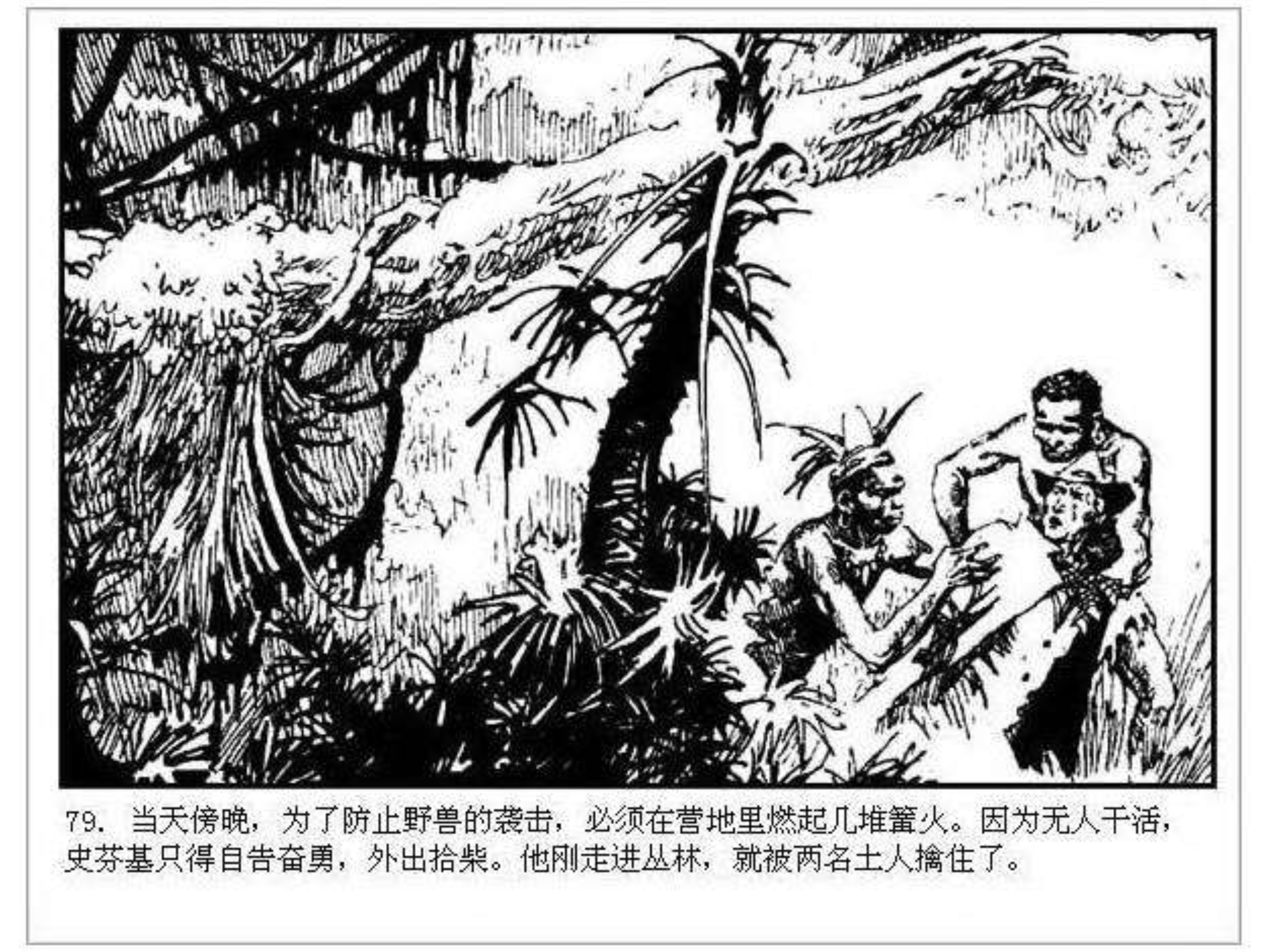 人猿泰山卡通画,连环画泰山凯旋钱贵荪绘