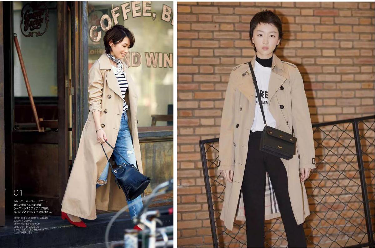 女士风衣怎么穿出高级感,长风衣怎么穿出女人味