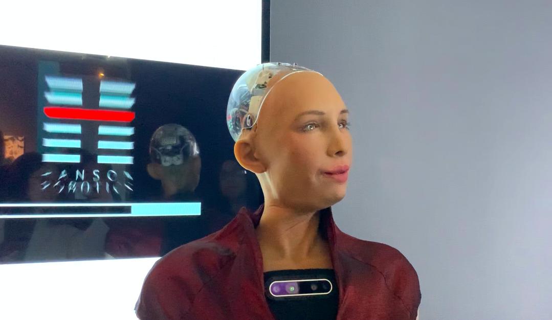 扬言要摧毁人类的机器人索菲亚,索菲亚我会毁灭人类