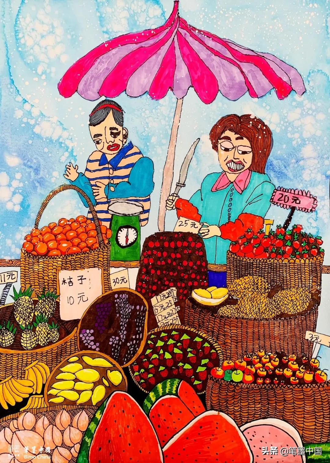 笔墨中国画画大赛作品图片,笔墨中国第五届大赛