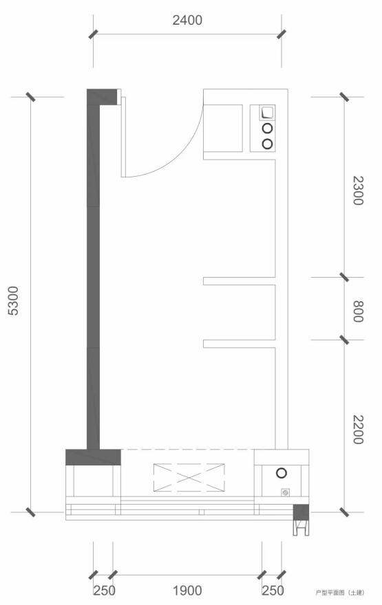 19平米的房子到底什么样,万科南北通透户型
