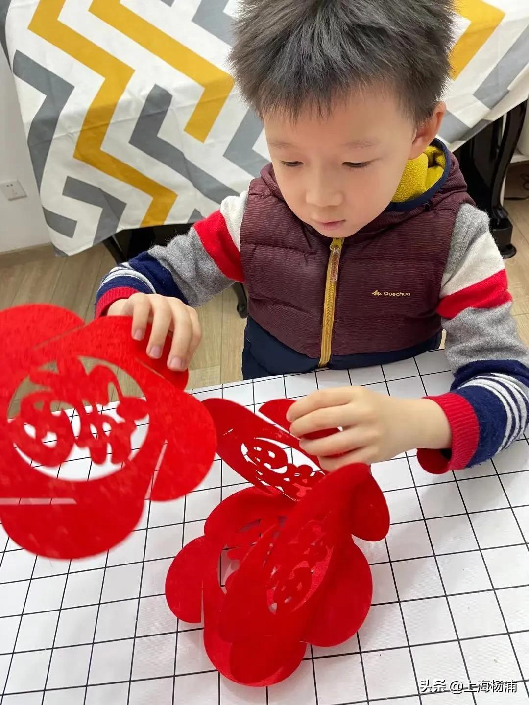 杨浦这群小朋友线上做灯笼，温暖迎新春【爱申活暖心春】