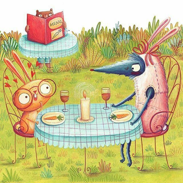 可爱很萌的小动物看着心情很好,可爱小动物临摹