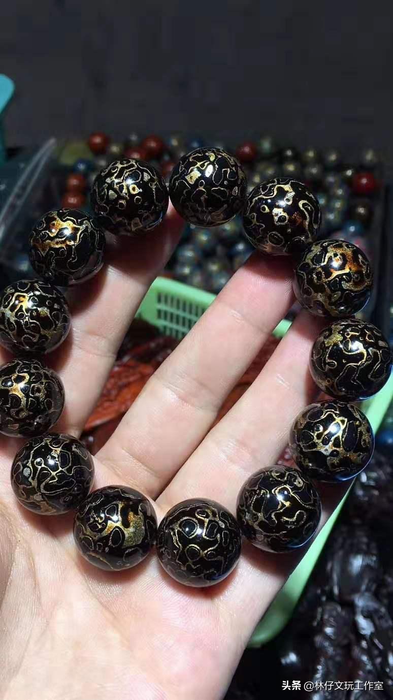 大漆八大守护佛珠,大漆犀皮佛珠教程