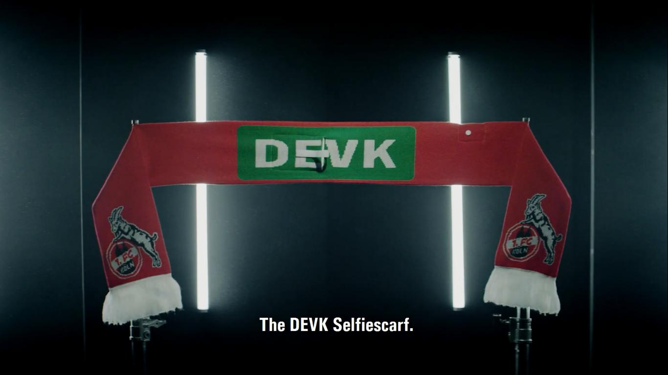 即可为球队加油又可玩自拍的围巾