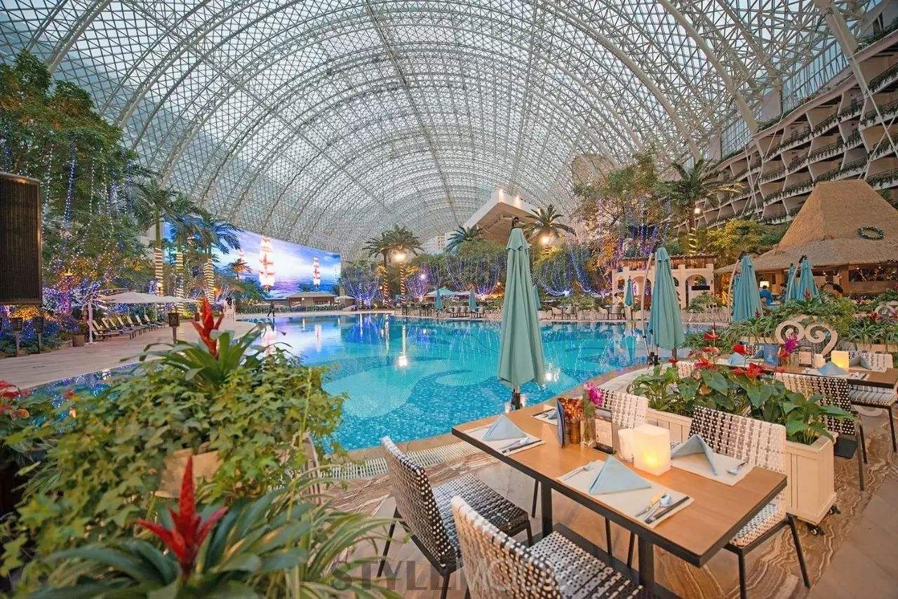 冬天室内恒温水乐园,成都天堂岛海洋乐园水上乐园