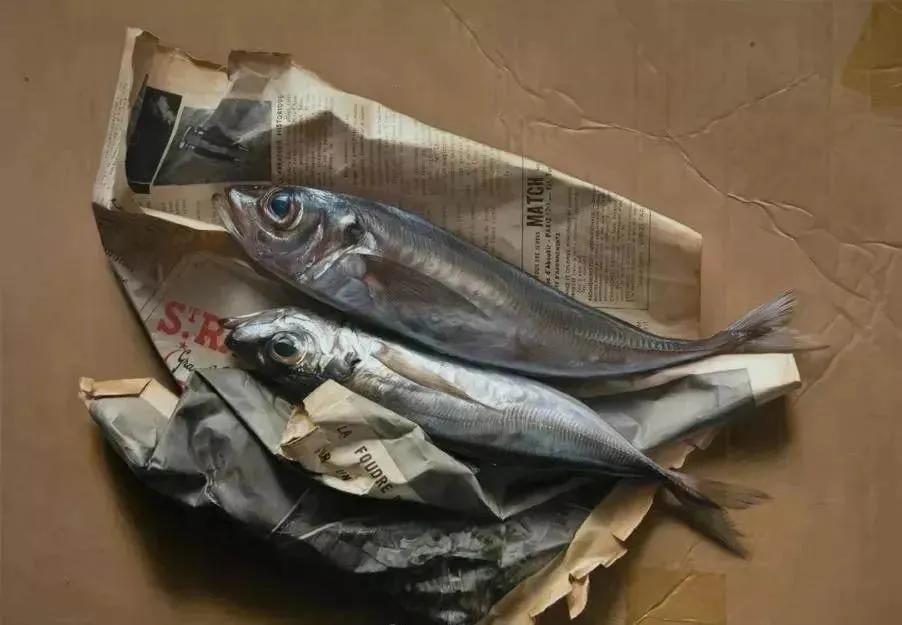 冷军超写实绘画图片,不输冷军的超写实画作