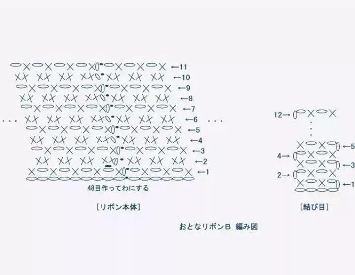 小的蝴蝶结发饰系法,小小的蝴蝶结钩织