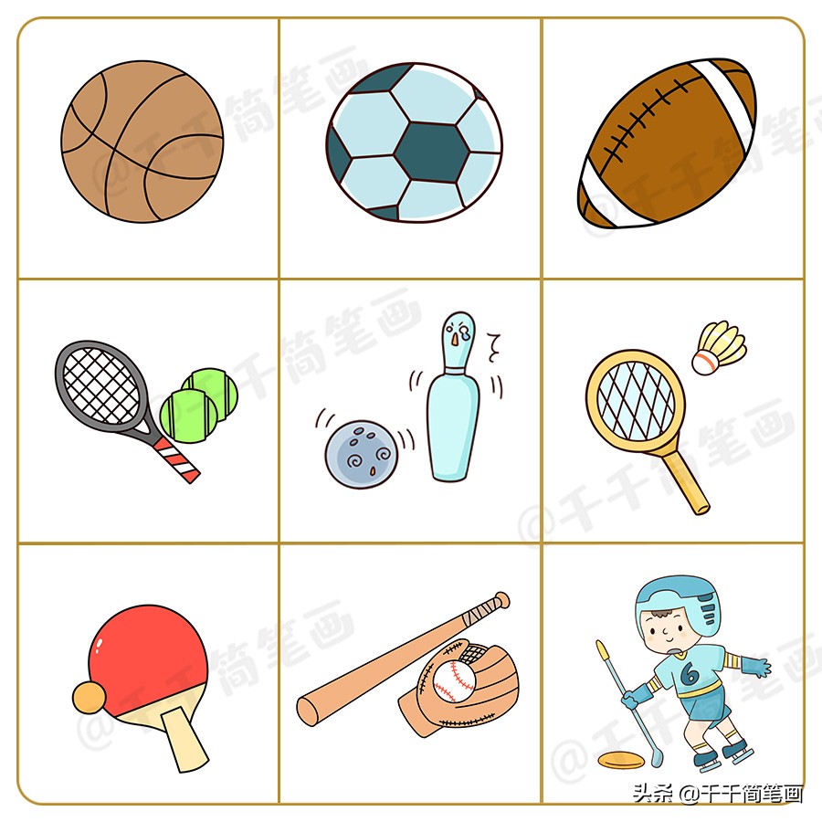 中国女排简笔画儿童画,郎平儿童简笔画