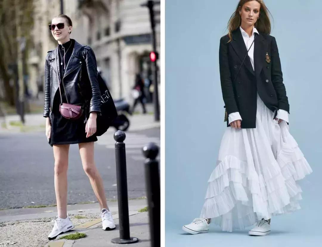 时髦就得穿高跟鞋？！nonono小白鞋也可以