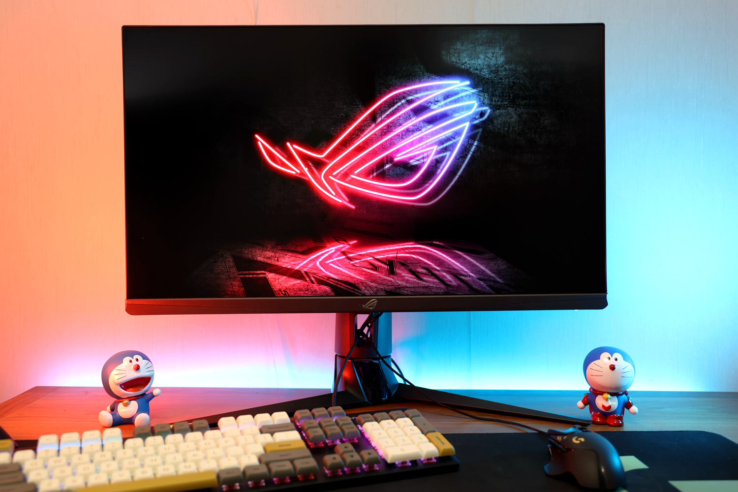 华硕绝景xg27aq和pg279q,rogxg27uq27寸4k144hz显示器