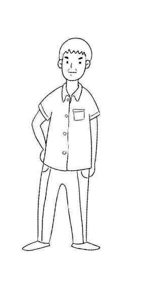 爸爸照片卡通形象,卡通爸爸怎么画简单又好看