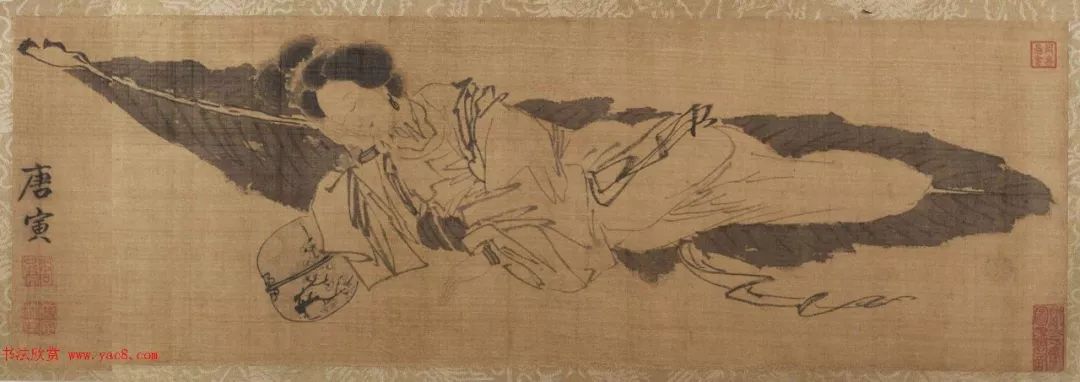 国画小写意人物画作品,姚有多国画写意人物画