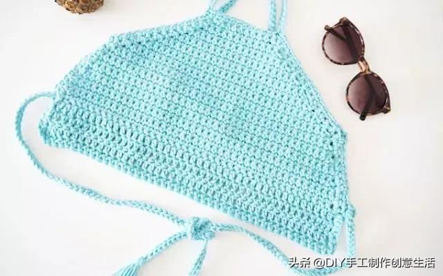夏天来了，一定要钩一套给自己，有钩织教程