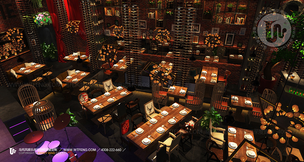 餐吧设计墙壁,餐吧设计商用
