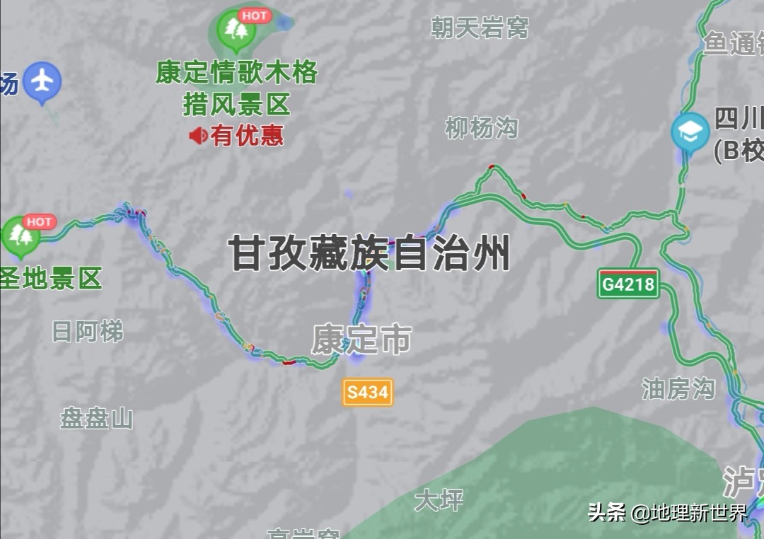 晚6点,四川18市3自治州热力图对比