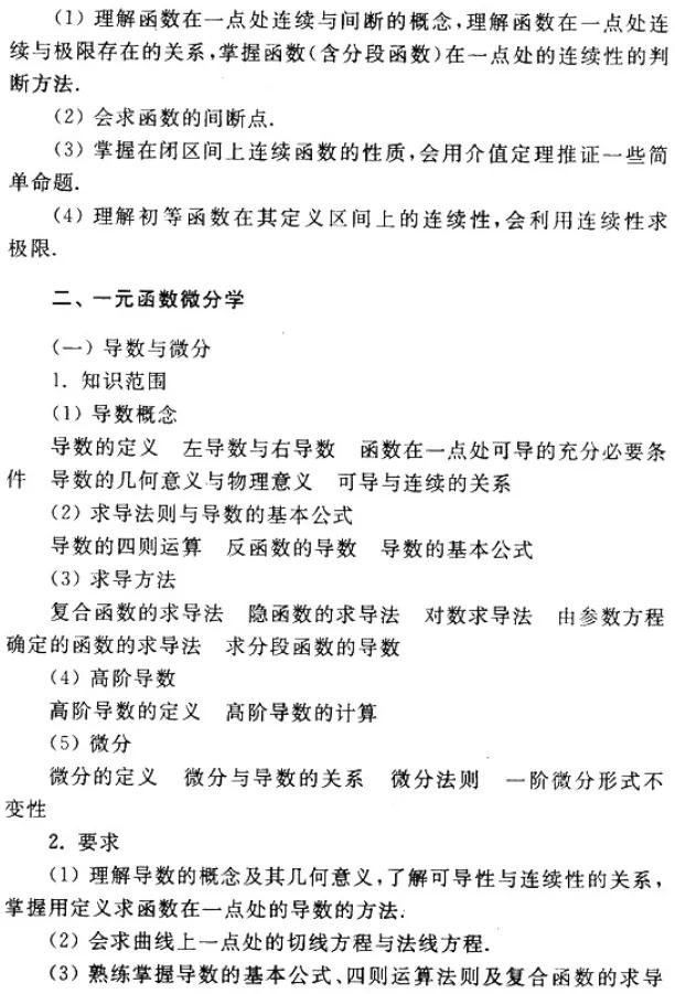 超强干货丨2021成考数学复习大纲汇总
