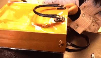 lv纸袋改造手工包在哪里买,lv纸袋大改造