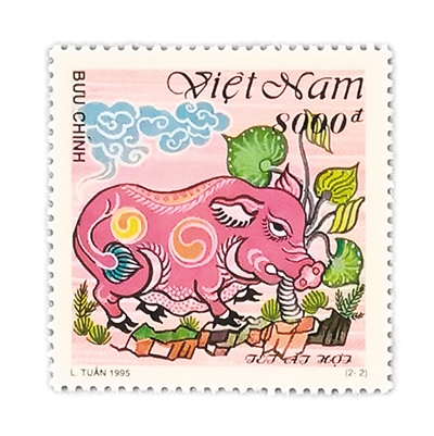 2019生肖猪邮票大版发行量,2019年猪生肖邮票四方联