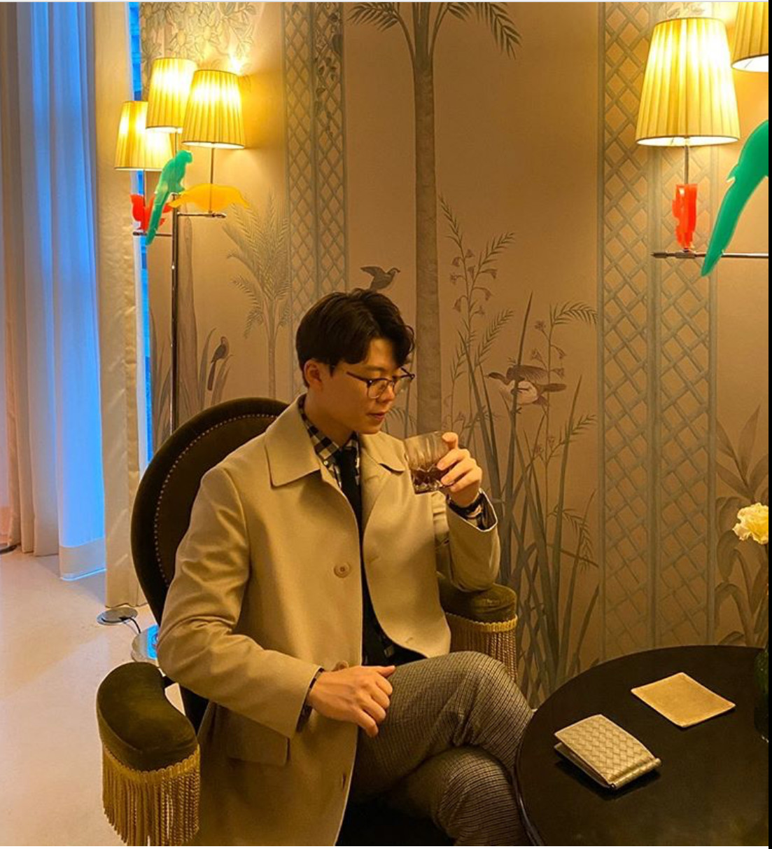 风衣穿搭法韩国,风衣穿法韩国