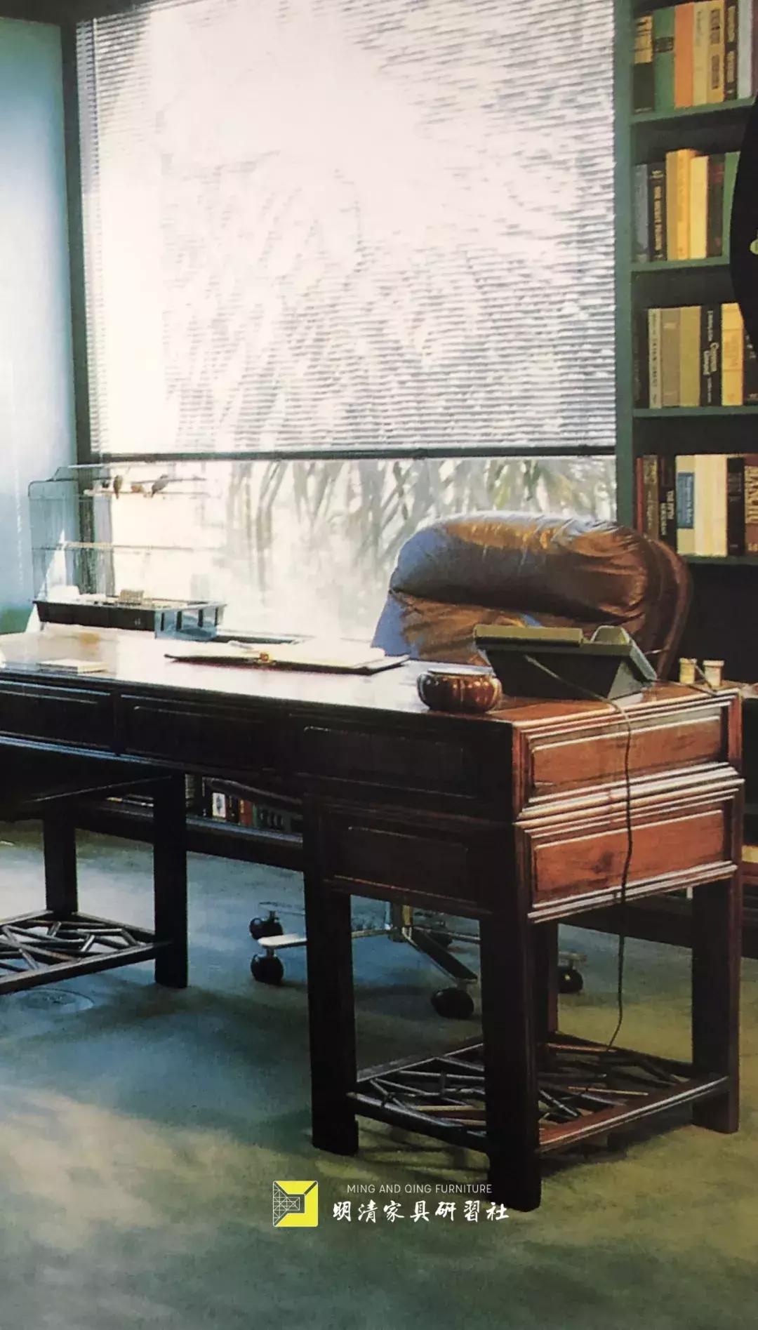 古典家具现代空间书房,古典家具与现代空间书房