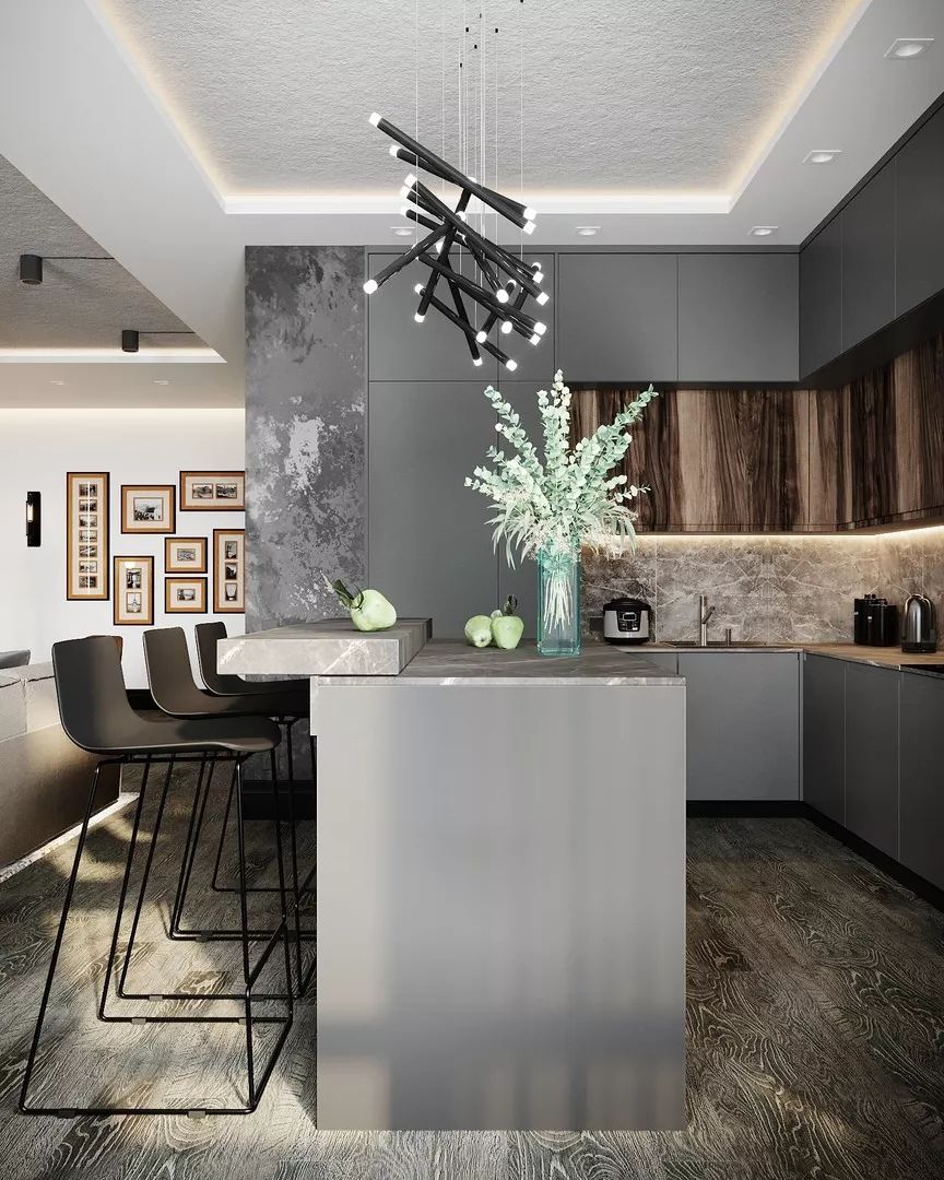 无把手橱柜好看吗,无把手橱柜柜门做法