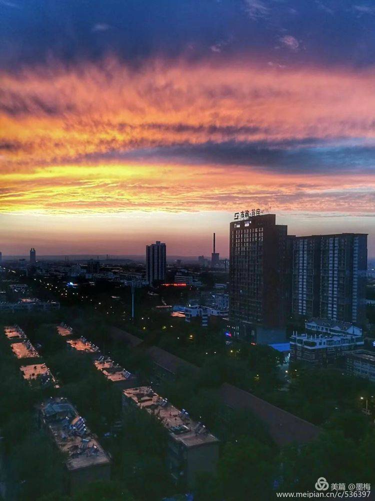 双彩虹映照下的绝美风景，洛阳奇特天象百年不遇