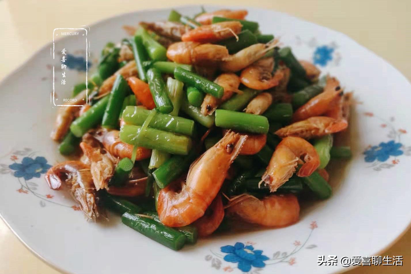 河虾和菜,河虾和它一起烧汤