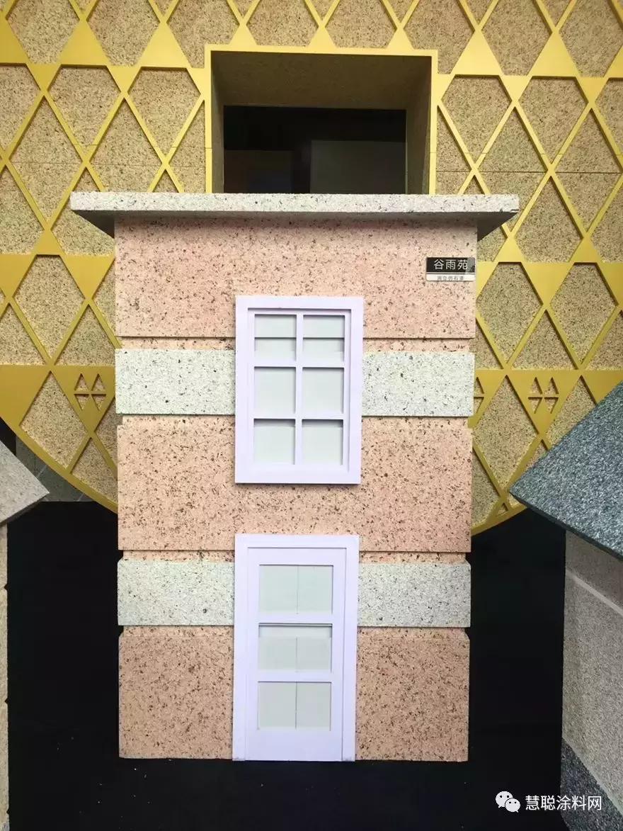 建材店真石漆外墙效果图门头,外墙仿石漆店面效果图