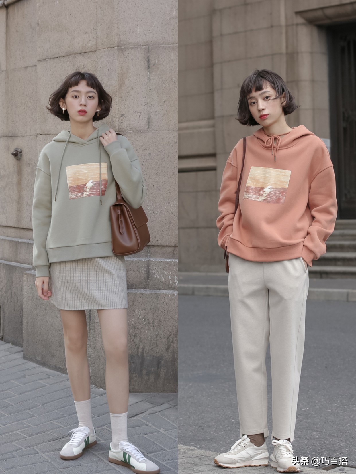 别说秋季缺少衣服穿？会穿卫衣就能做宝藏女孩，风格百变美出圈