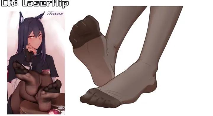 不同袜子的画法,不同的袜子画法