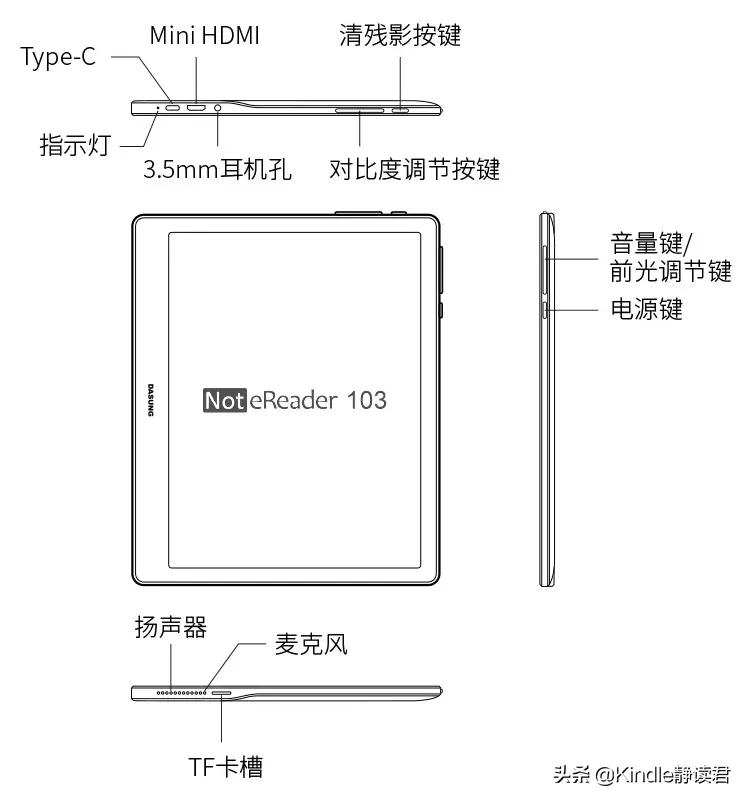 NoteReader103测评：最流畅10.3寸墨水屏平板