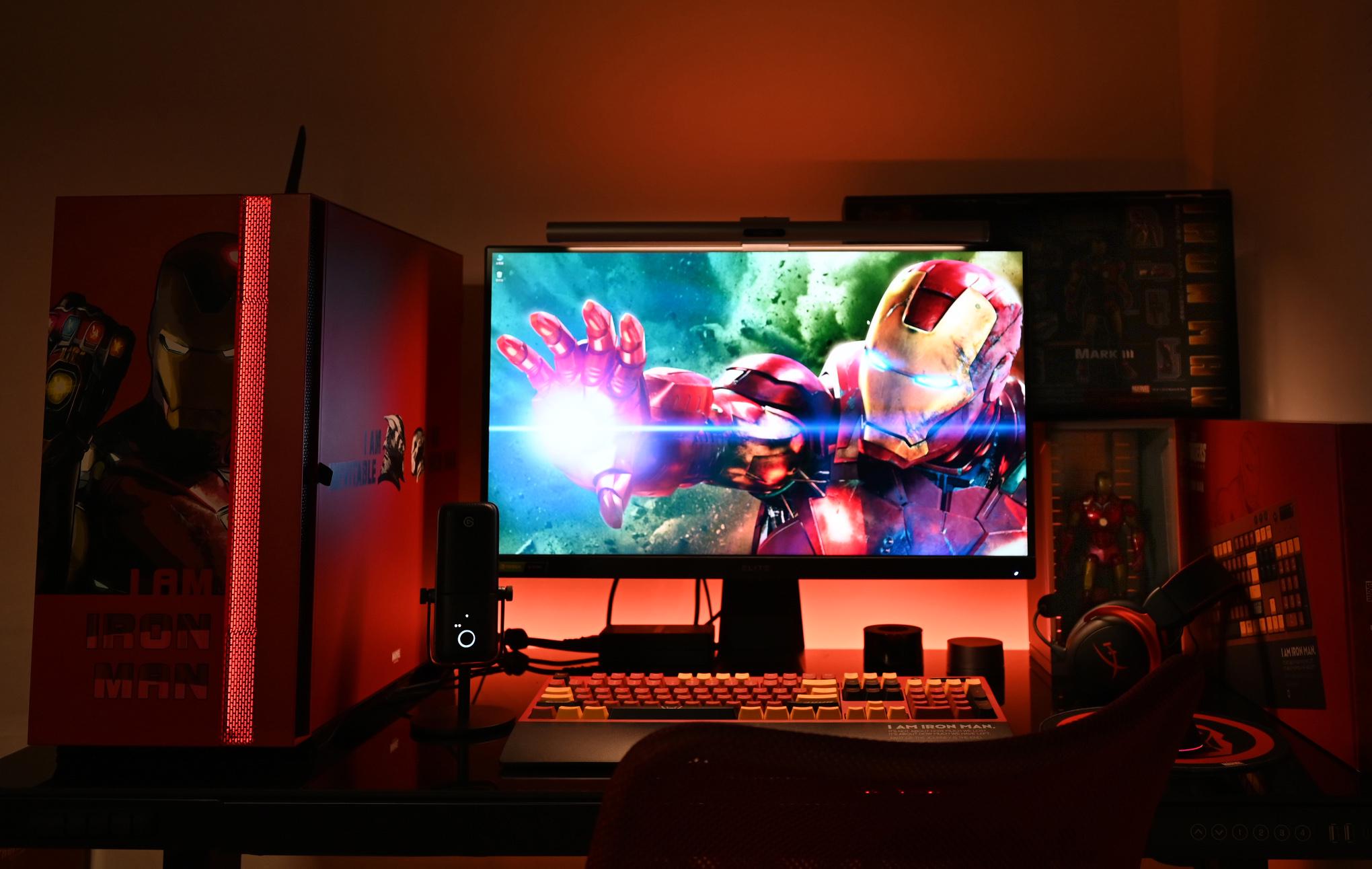 一代漫威英雄谢幕的缅怀,钢铁侠主题桌面SHOW