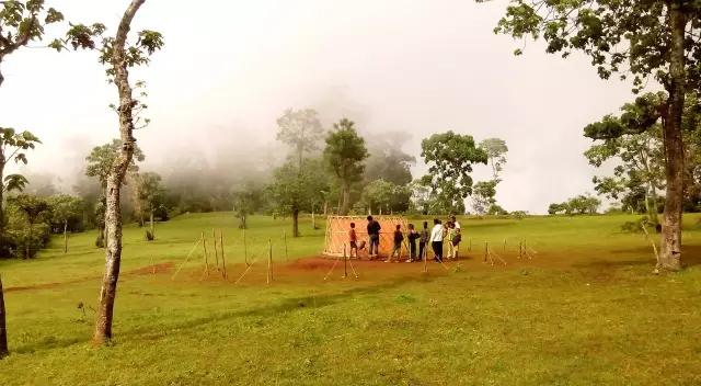 设计师在非洲做了个花篮，用来向天空借水